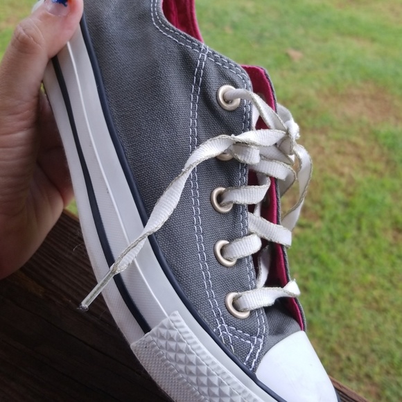 Converse All Stars Dark Grey, kids size 4 - Picture 3 of 6